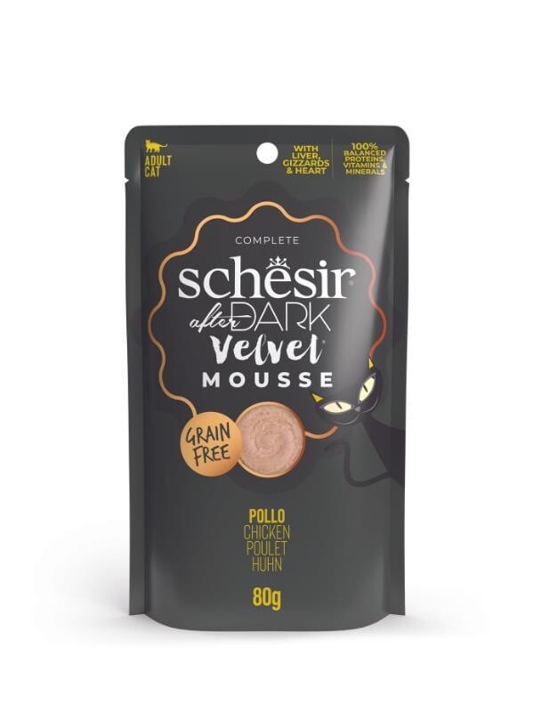 Schesir After Dark Mousse Tavuk Etli Tahılsız Yetişkin Kedi Konservesi 80 GR | SRC: Barcode: 8005852132109
